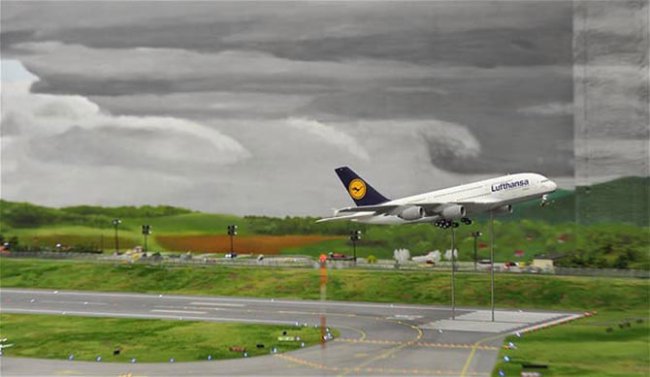 Самая большая модель аэропорта в мир