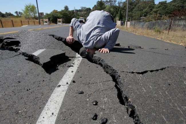 Землетрясение в Америке