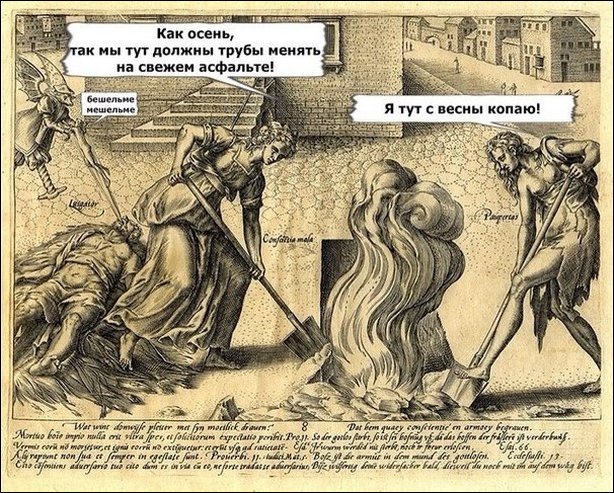 Средневековые картинки с современными подписями