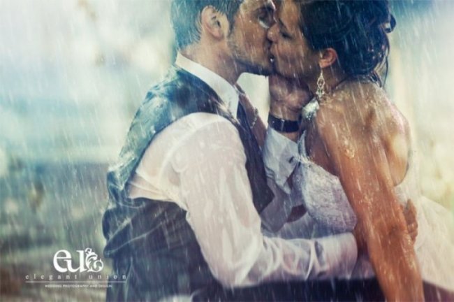 Дождь для свадьбы не помеха!