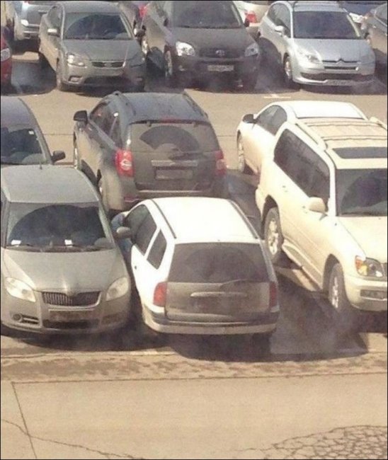 Случай на парковке