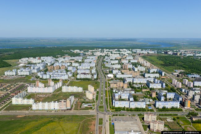 Нижнекамск — столица нефтехимии и нефтепереработки России с высоты