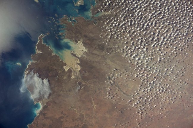Красивые места на Земле: вид из космоса