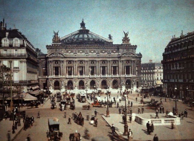 Автохромные фотографии Парижа 1923 года