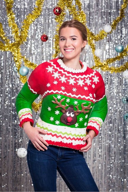 Съедобный рождественский свитер