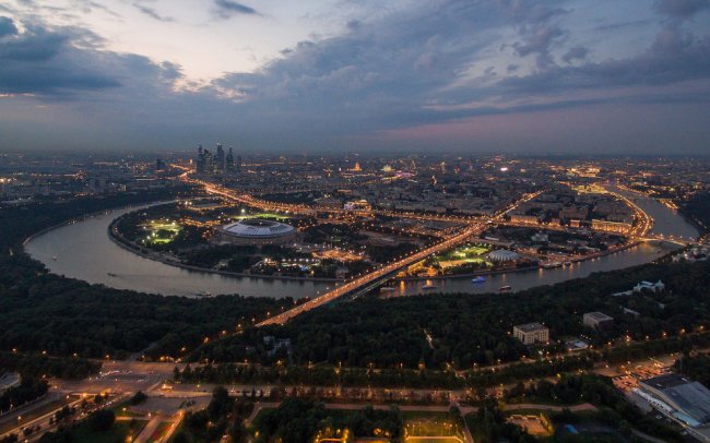Аэрофотопрогулка над Москвой