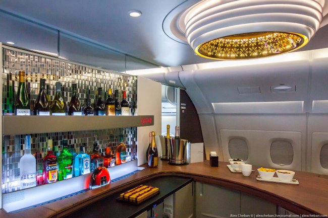Самый лучший интерьер самолета Airbus A380