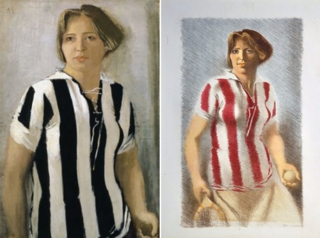 Советская Джоконда: как «Девушка в футболке» художника Самохвалова покорила Париж