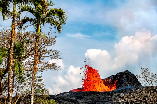 «Изрыгающий» вулкан Килауэа