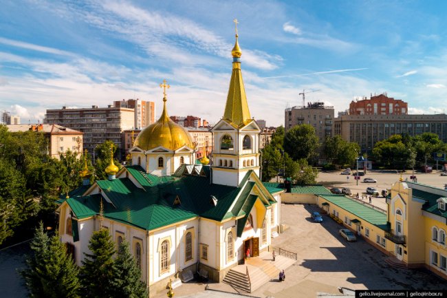 Новосибирск с высоты: самый большой город Сибири