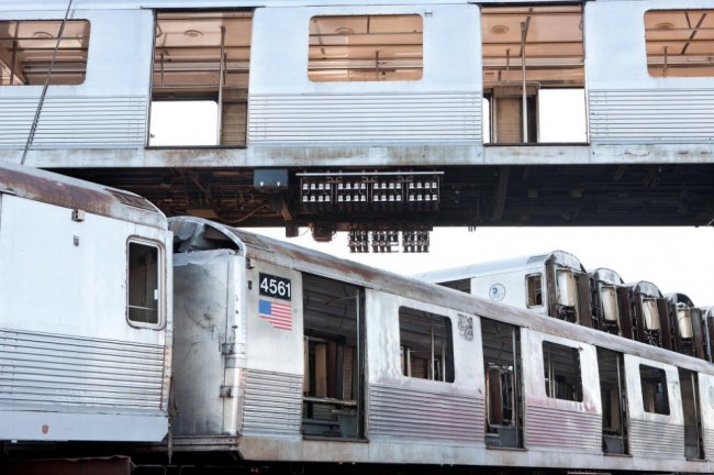 Искусственные рифы или как умирают вагоны нью-йоркского метро