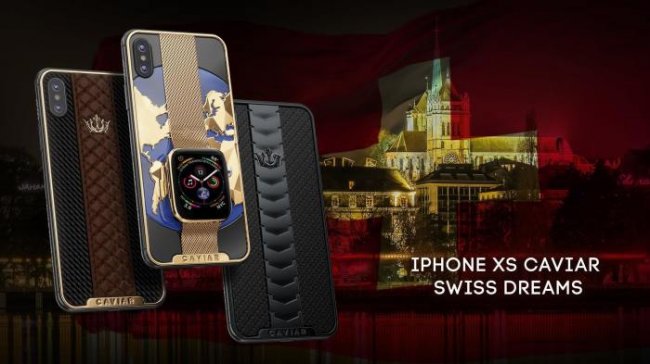 Российская компания добавила к iPhone швейцарские часы