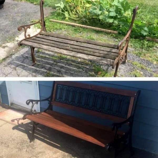 Старые вещи до и после реставрации