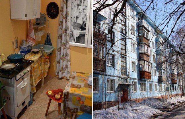 Почему в советских квартирах кухни делали очень маленькими (6 фото)