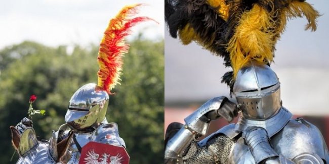 Зачем рыцари Средневековья украшали шлем яркими перьями