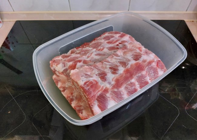 Свиные ребра барбекю в духовке рецепт с фото