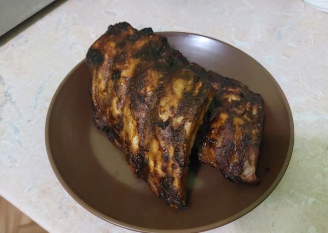 Свиные ребра барбекю в духовке рецепт с фото