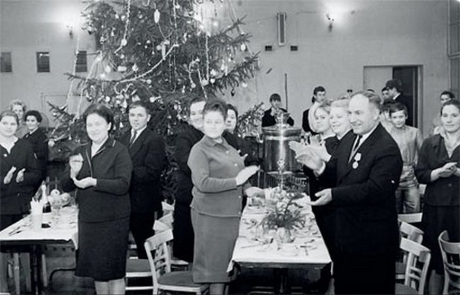 Новогодние фотографии из советского прошлого