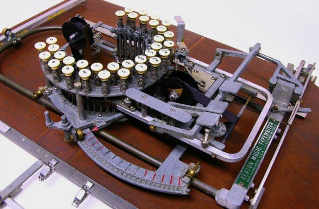 Необычное изобретение: машинка для нот